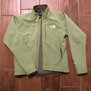 Green The North Face shell